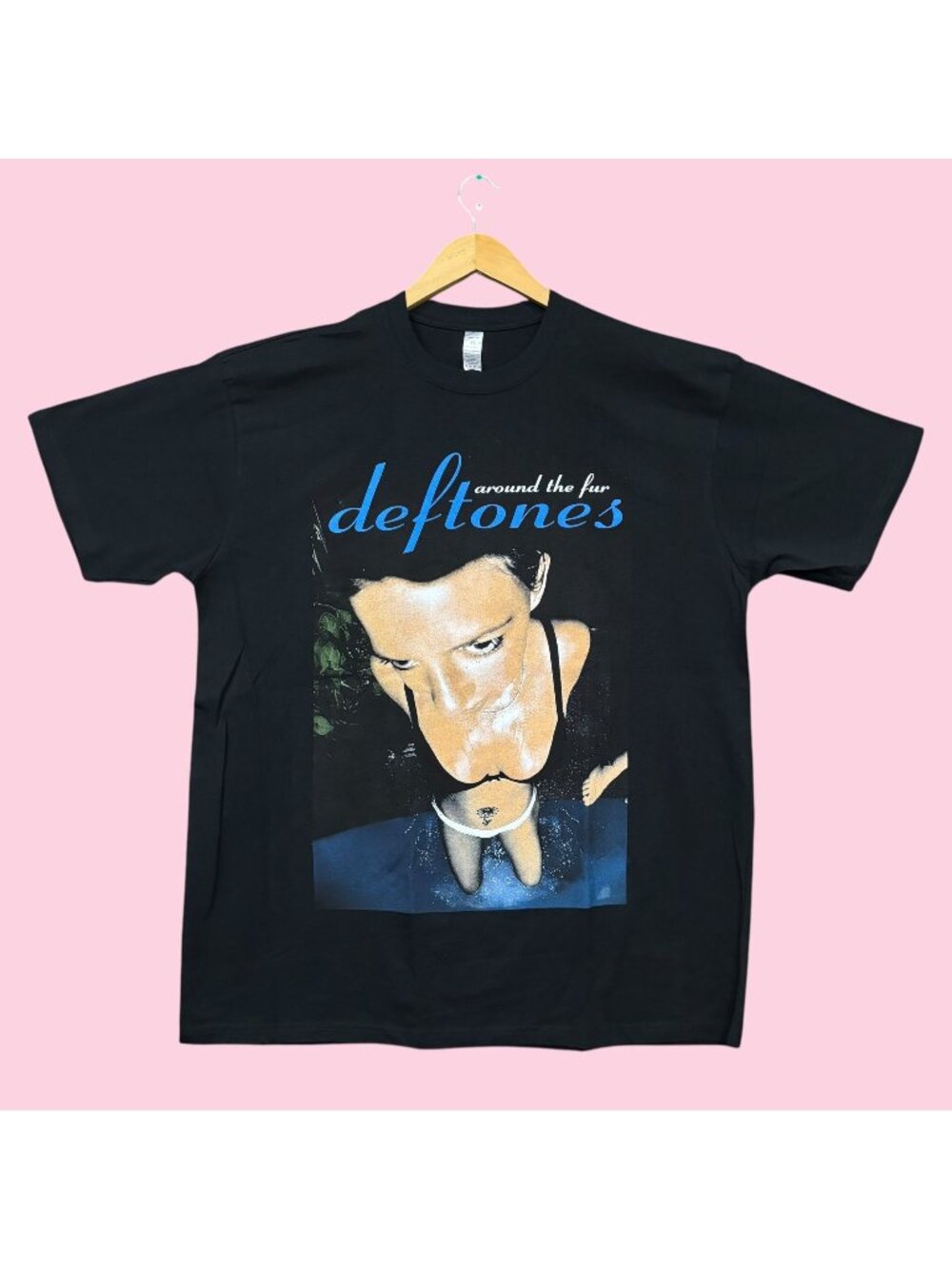 Deftones Around the Fur Album Cover Nu Metal Band Tee XL